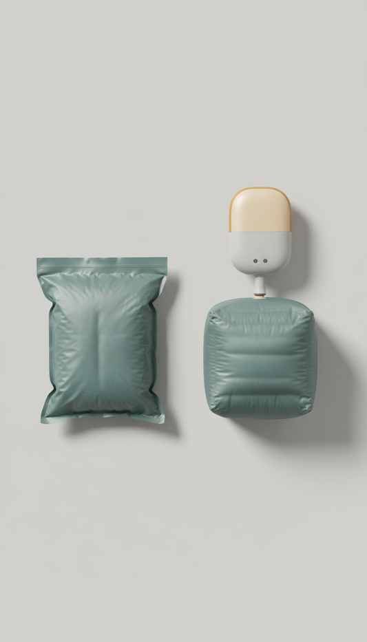 Sac de compression moyen avec pompe électrique